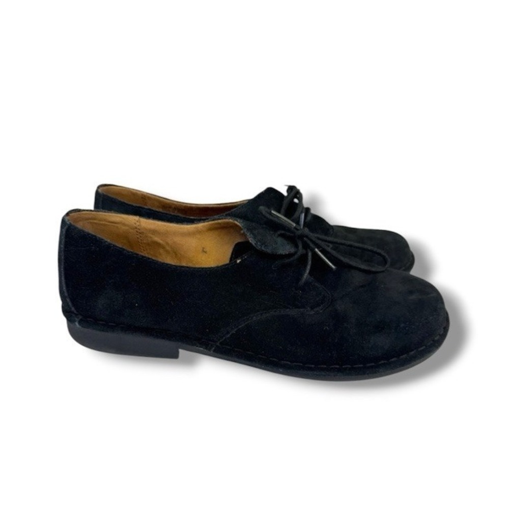 Natural Soul By Naturalizer Jive Women's Black Suede Shoes Size 11 With Box Fall